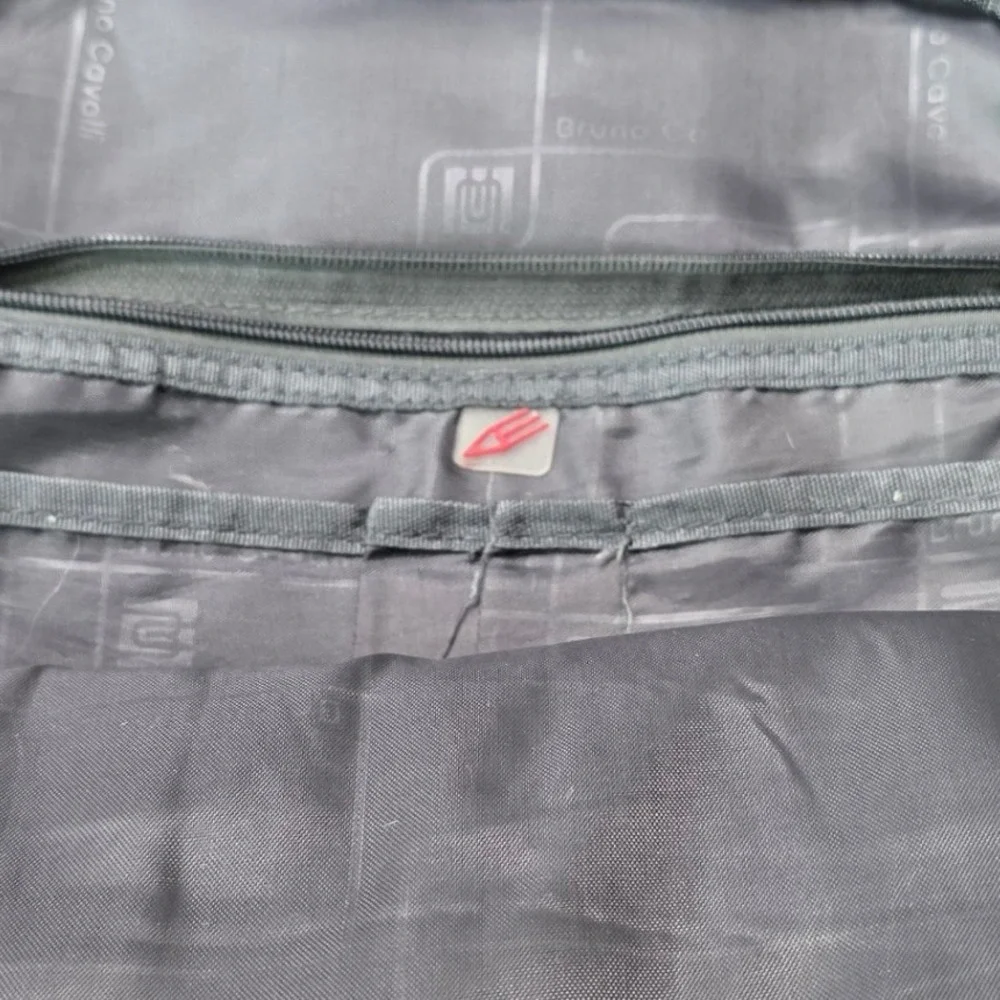 Bruno Cavalli Laptop Backpack Gray Heather USB Charging Port Travel Work Bag P4